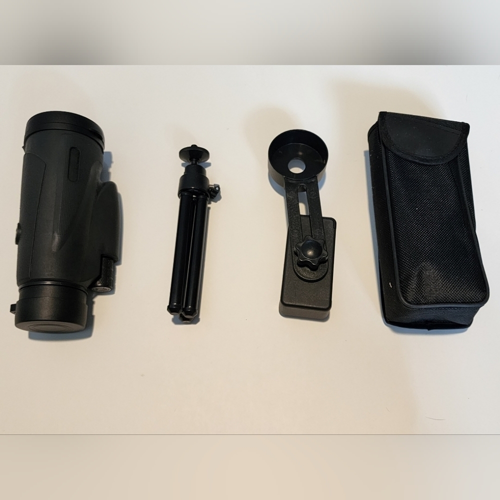 New Monocular Telescope Field Of Vision‎ Case High Quality 12x50 Phon Hldr Tripd